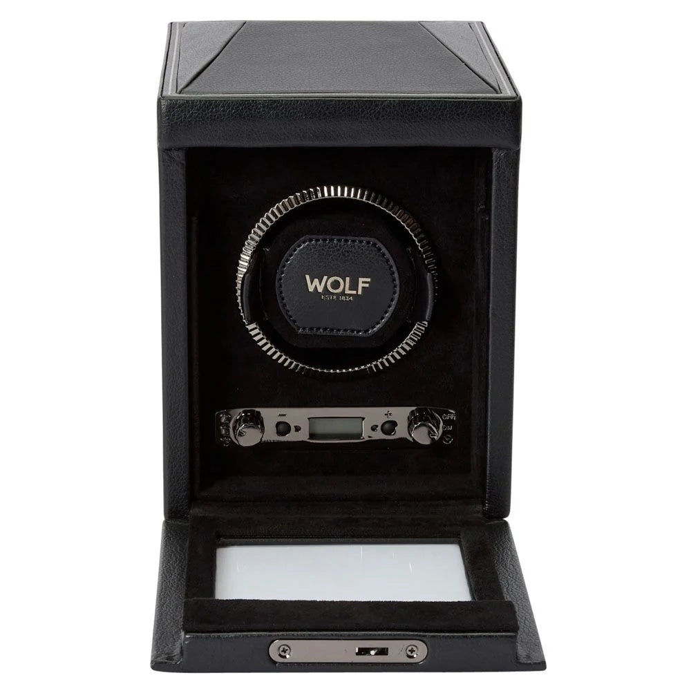 British Racing Single Watch Winder - Black-5-Le Remontoir