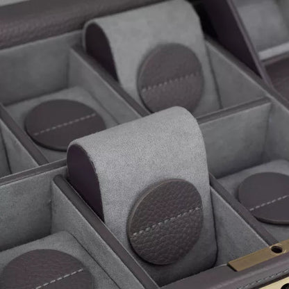Jumbo Dynasty Watch Box for 8 Watches - Gray-3-Le Remontoir