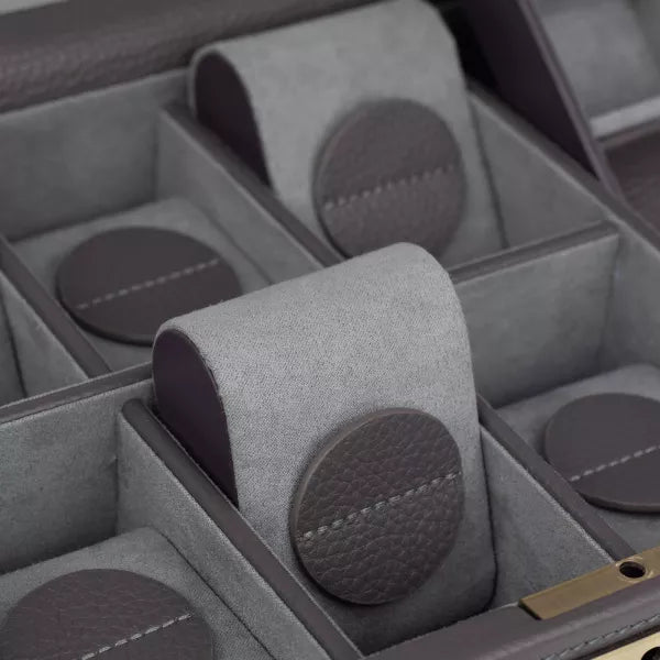Jumbo Dynasty Watch Box for 8 Watches - Gray-3-Le Remontoir
