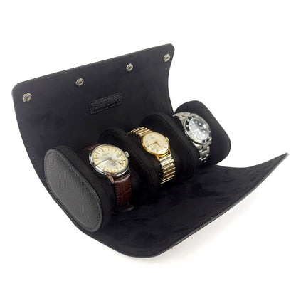 Travel Case · 3 Watches · Onyx Black
