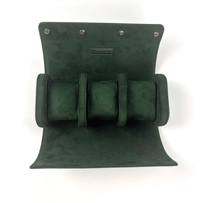 Travel Case · 3 Watches · Cedar Green