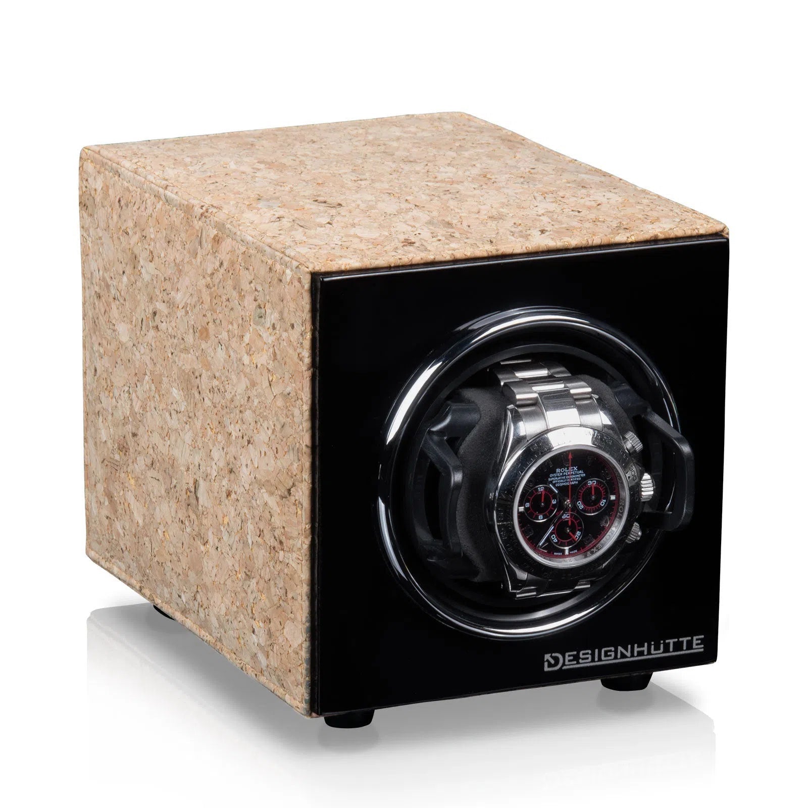 Watch Winder - Manhattan Cork / Black-1-Le Remontoir