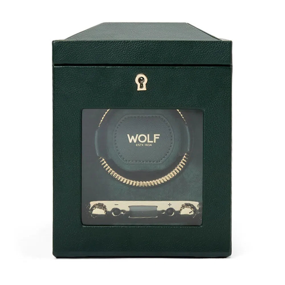 British Racing Green Single Watch Winder-2-Le Remontoir