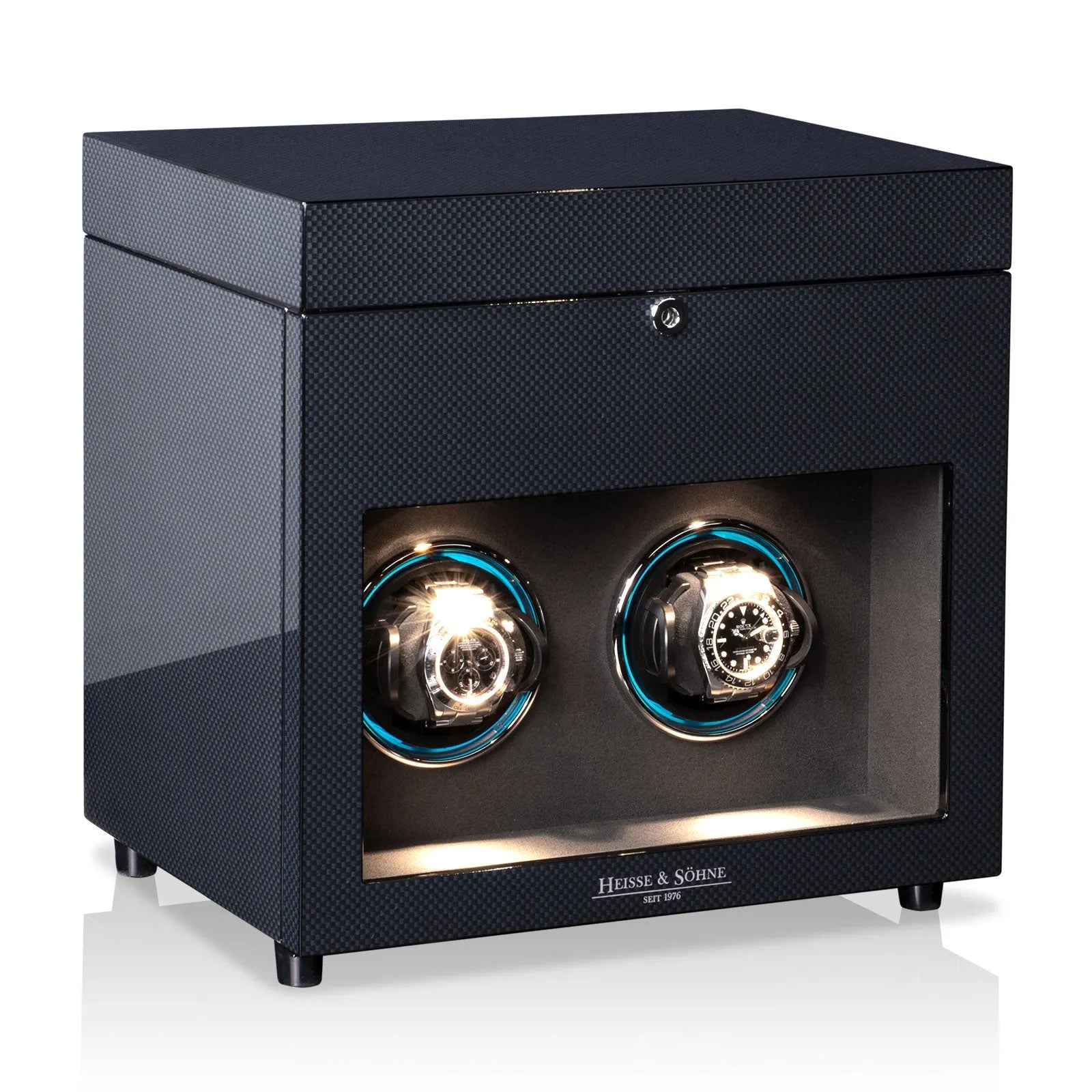 Denver 2 Watch Winder – Carbon-3-Le Remontoir