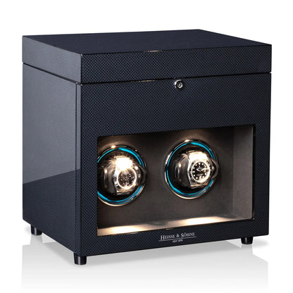 Denver 2 Watch Winder – Carbon-3-Le Remontoir