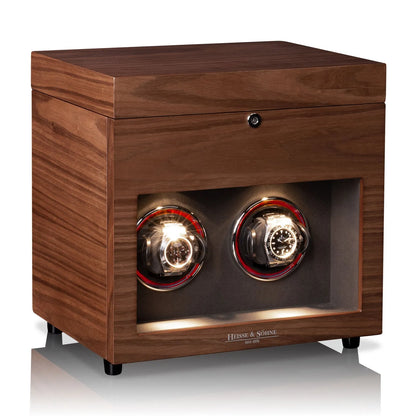 Denver 2 Watch Winder – Walnut-2-Le Remontoir
