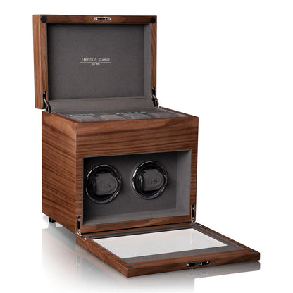 Denver 2 Watch Winder – Walnut-3-Le Remontoir