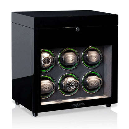 Denver 6 Watch Winder – Black-3-Le Remontoir