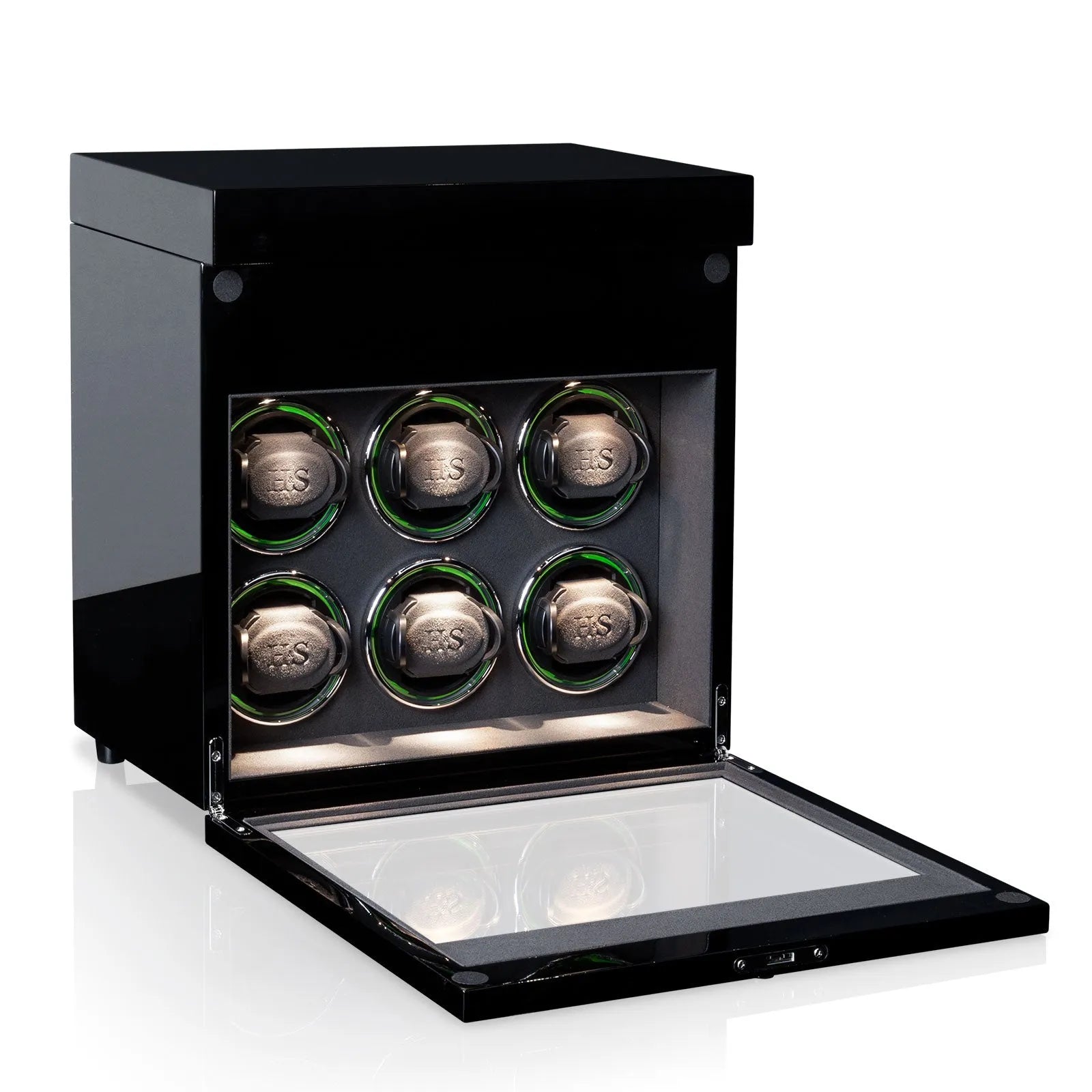 Denver 6 Watch Winder – Black-1-Le Remontoir