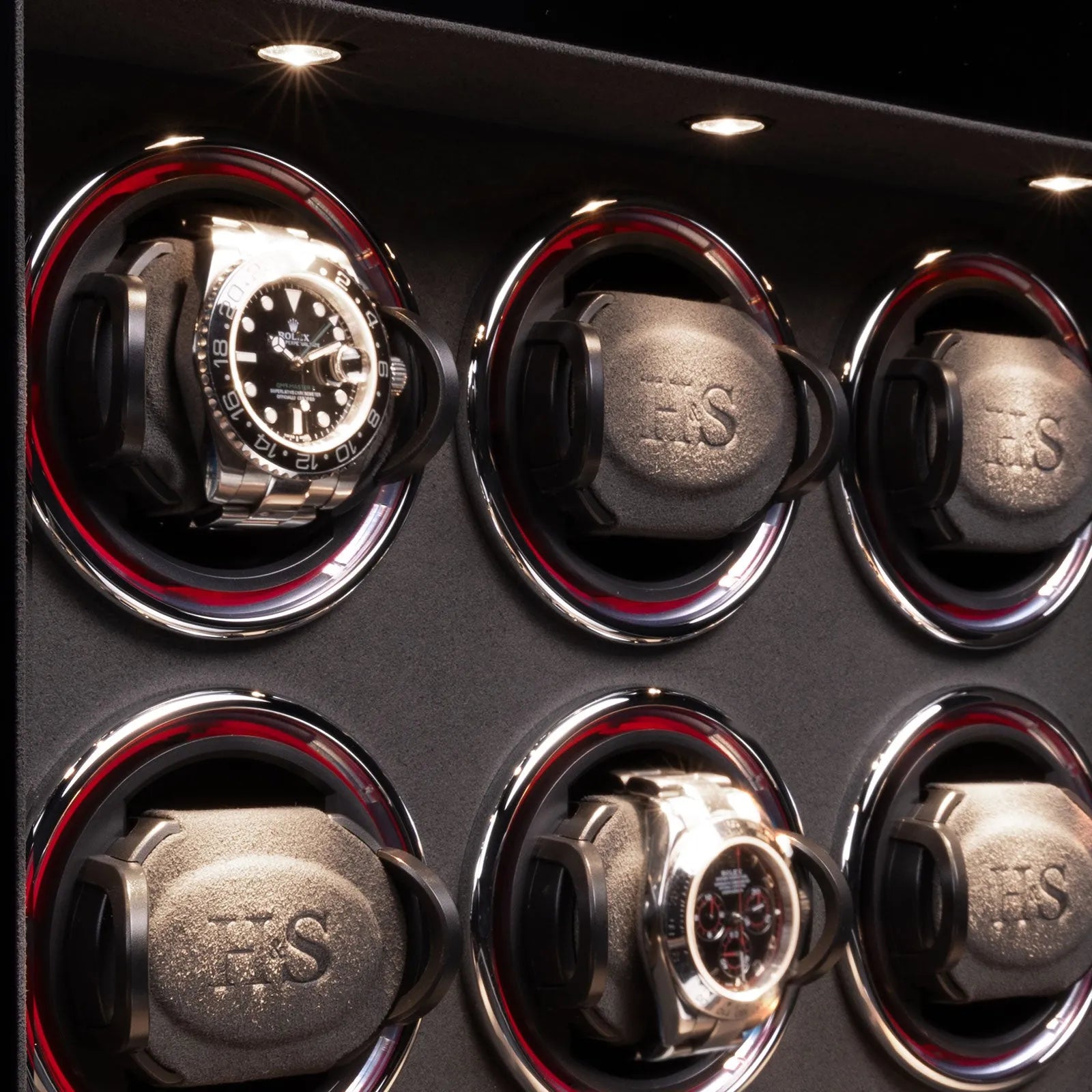 Denver 6 Watch Winder – Black-6-Le Remontoir