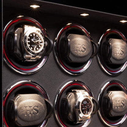 Denver 6 Watch Winder – Black-6-Le Remontoir