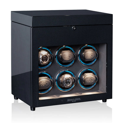 Denver 6 Watch Winder – Carbon-4-Le Remontoir