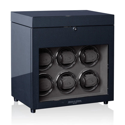 Denver 6 Watch Winder – Carbon-3-Le Remontoir