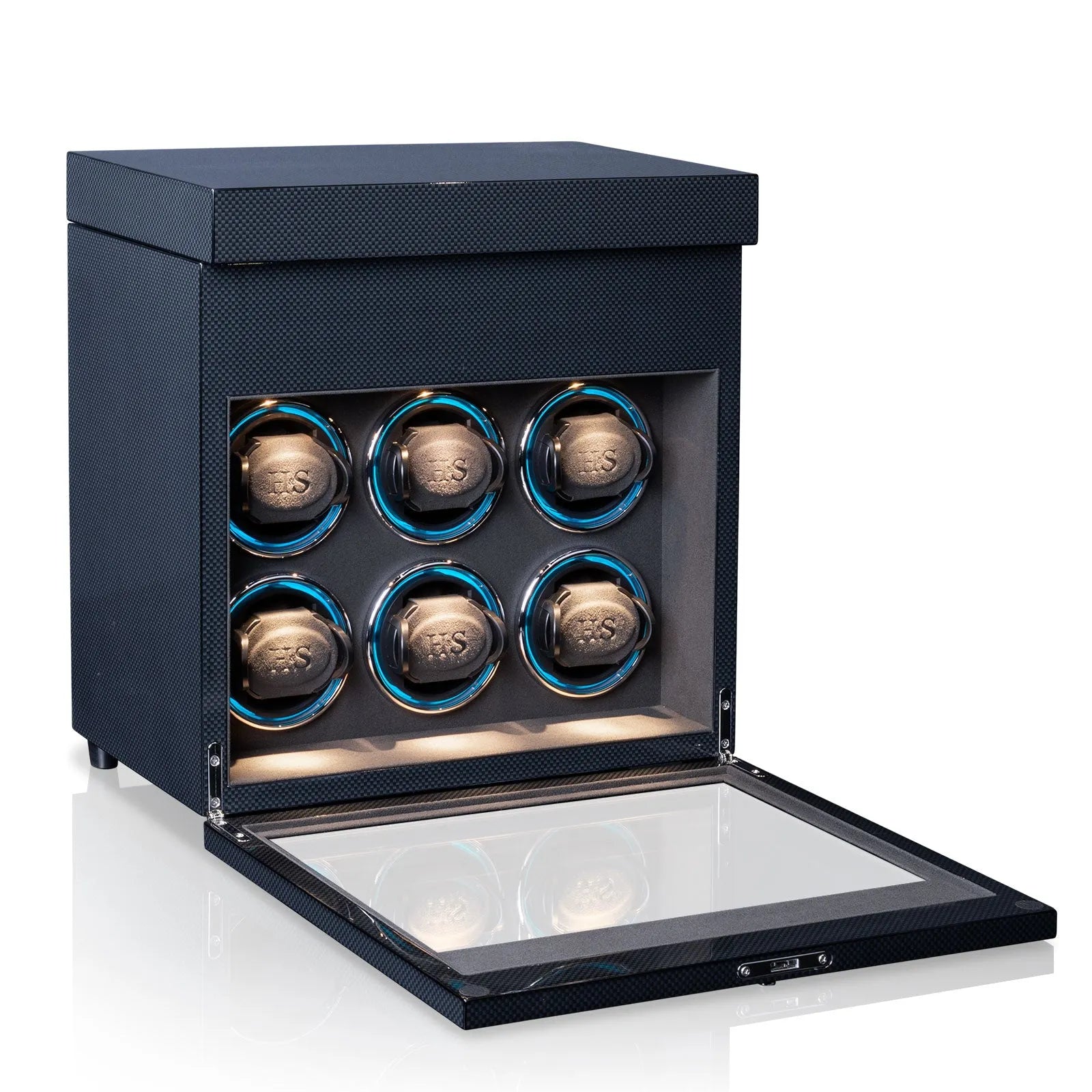 Denver 6 Watch Winder – Carbon-2-Le Remontoir