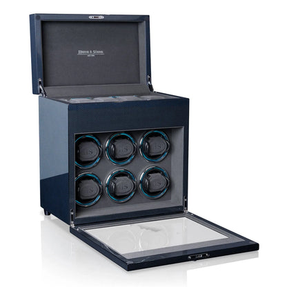 Denver 6 Watch Winder – Carbon-1-Le Remontoir