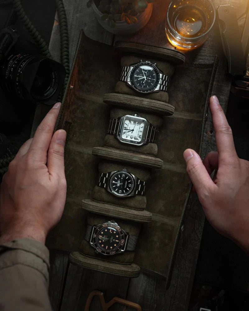 Leather watch case homepage
