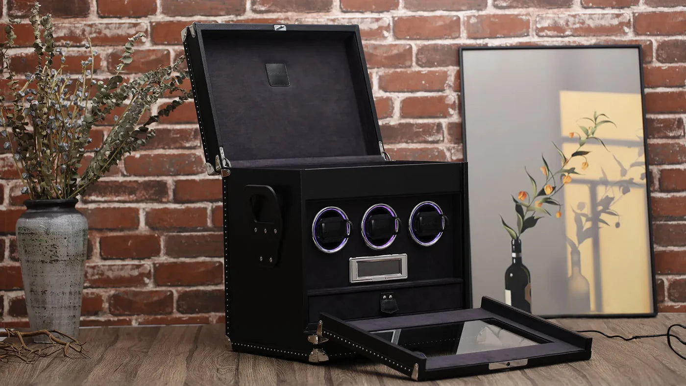 open watch winder living room safe le remontoir