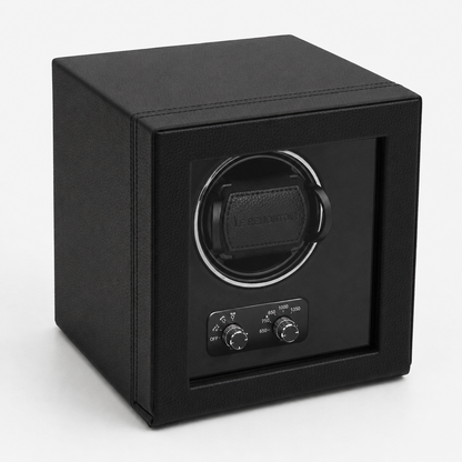 Watch Winder Cube Divan · 1 Watch · Onyx Black