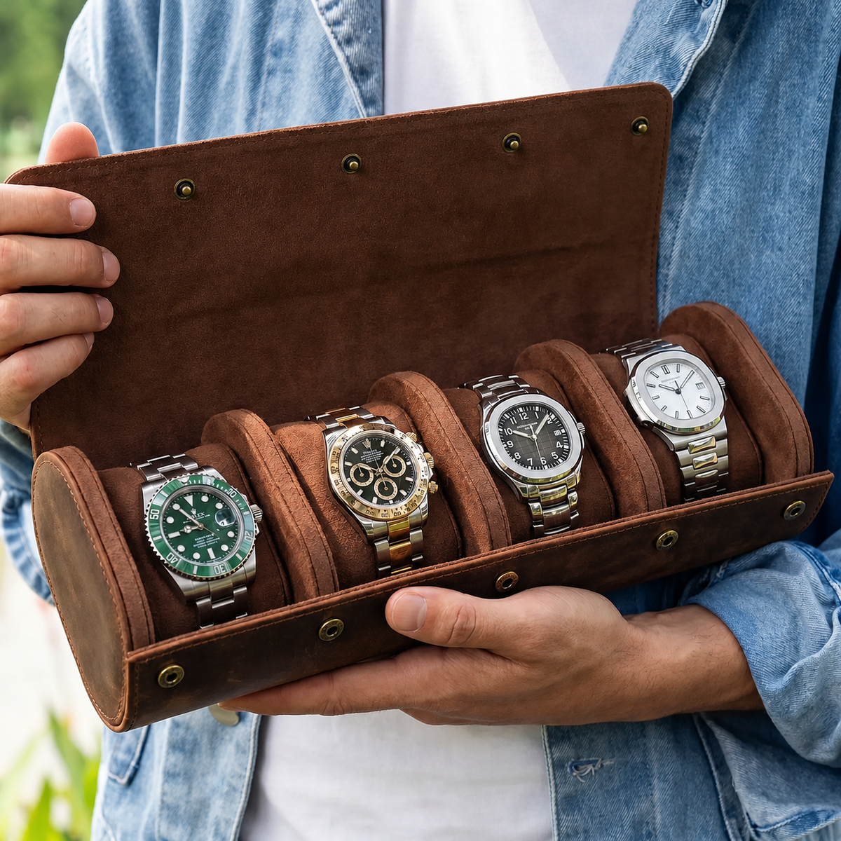 Watch Travel Case - Vintage Quattro